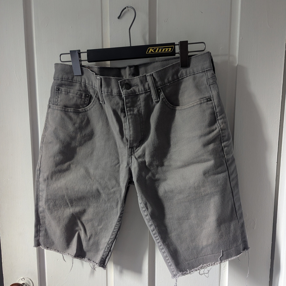 Levi's Gray Jean Shorts for Men